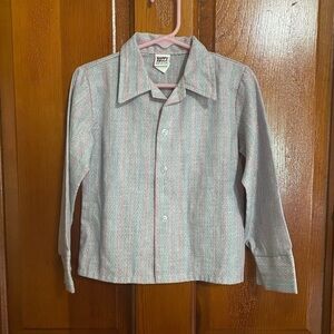 Vintage Happy Fella ~ Made in the USA Boys 4t Button Down Shirt